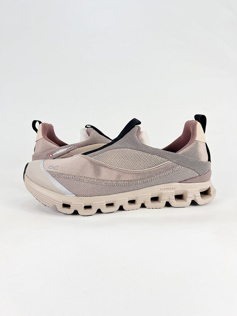 On Cloud Beige Taupe Slip On Sneakers Women Men Casual Shoes