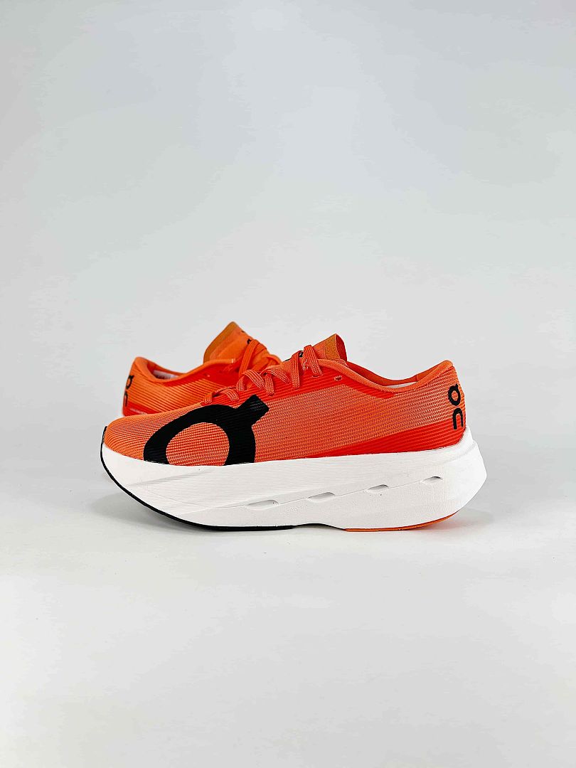 On Cloudboom Volt Orange White Running Sneakers Women Men 3WF30984553
