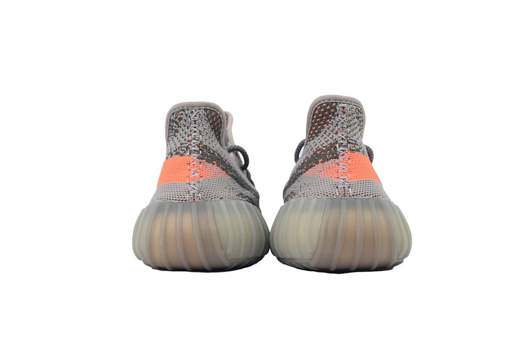 Adidas Yeezy Boost 350 V2 Beluga BB1826 Grey Orange Low Top Sneakers