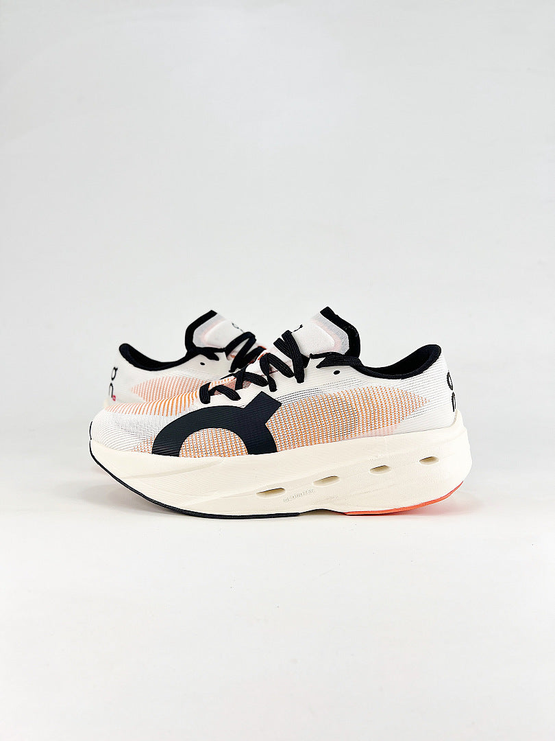 On Cloudboom Volt White Orange Black Low Top Sneakers Women Men 3MF30744671