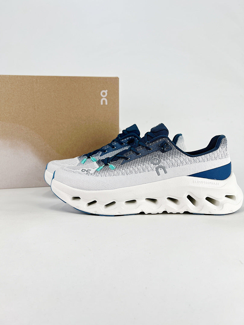 On Cloudtilt Moon Light Grey Navy Sneakers Low Top Lifestyle Shoes 3MF31124526