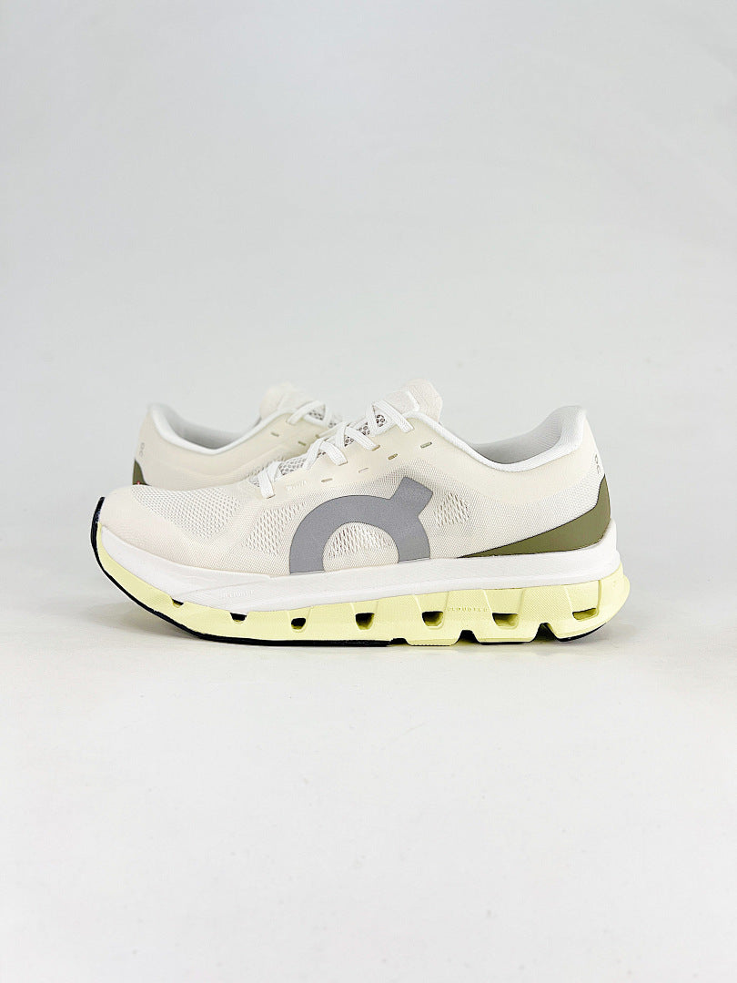 On Cloudflow 5 Ivory Yellow Running Sneakers Women Men 3MF10114852