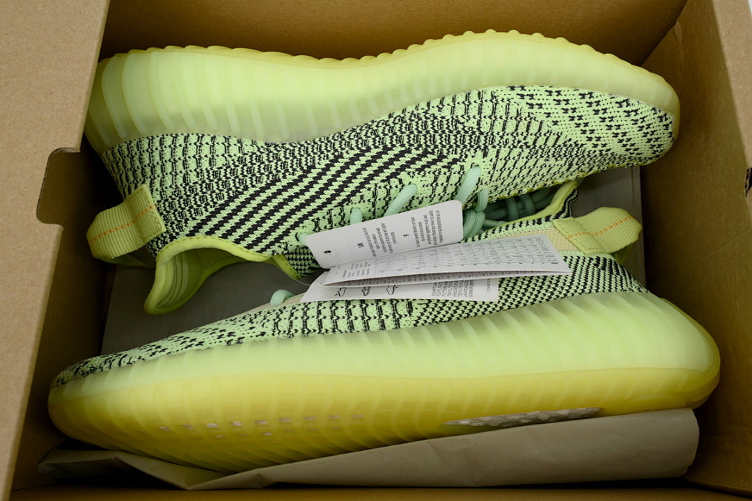 adidas Yeezy Boost 350 V2 Yeezreel FW5191 Women Men Neon Green Sneakers
