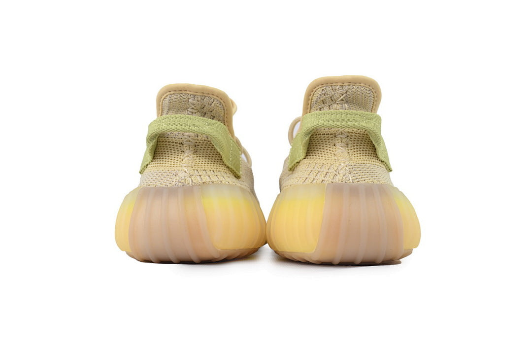 adidas Yeezy Boost 350 V2 Flax FX9028 | Women's Men's Beige Yellow Streetwear Sneakers