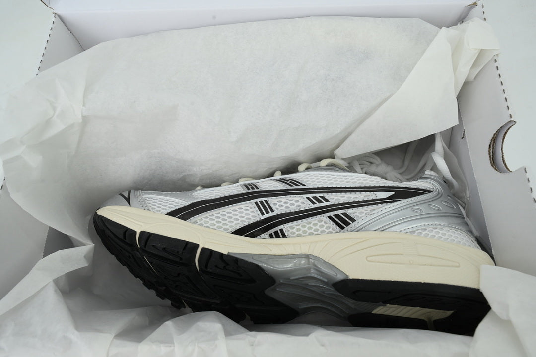 JJJJound x ASICS GEL-KAYANO 14 Silver Black Women's Men's Retro Sneakers 1201A457-101