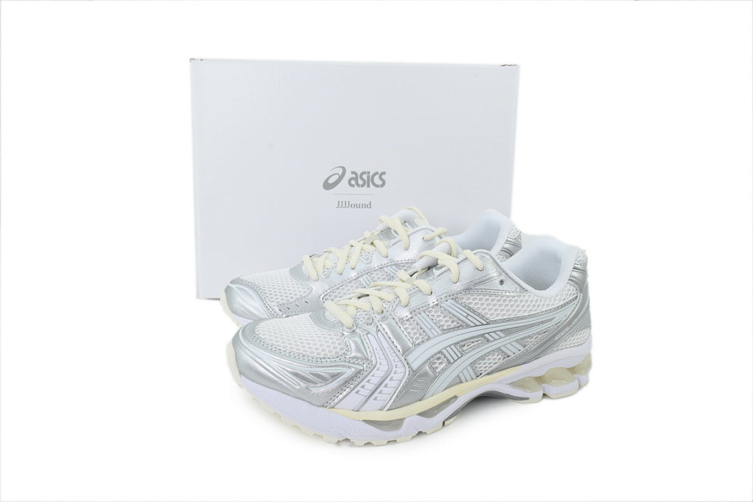 JJJJound x ASICS GEL-KAYANO 14 Silver White Women's Men's Retro Sneakers 1201A457-100