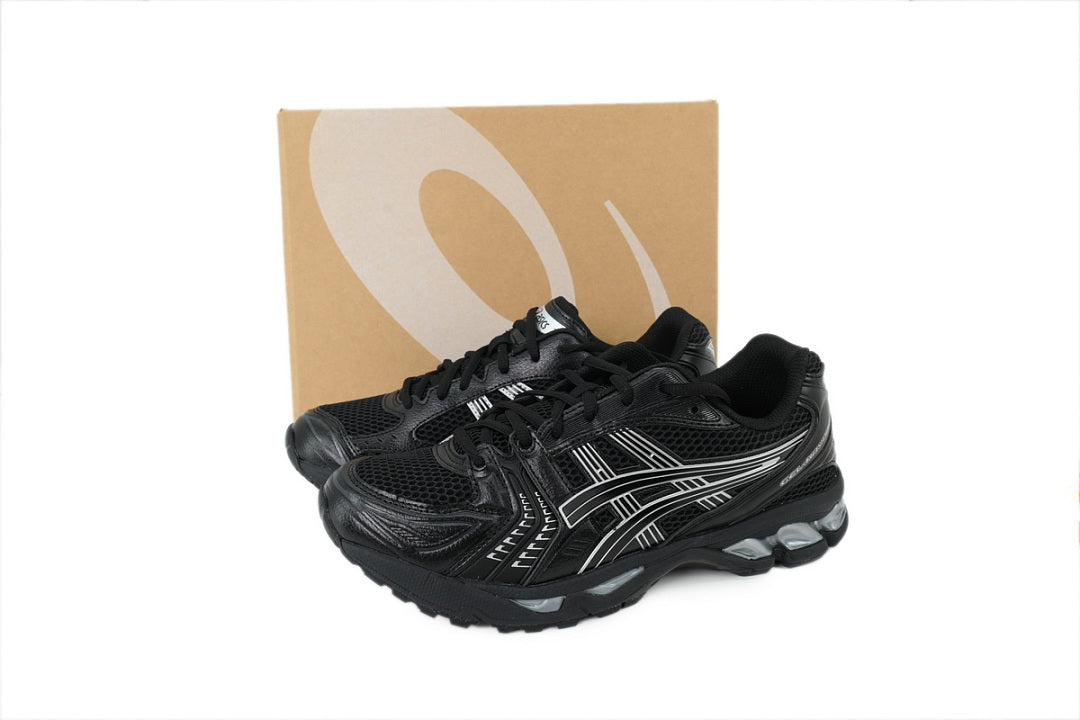 ASICS GEL-KAYANO 14 Black Pure Silver 1201A019-006 | Women's Men's Retro Sneakers