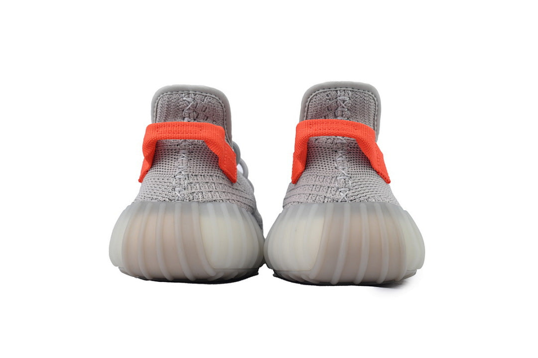 adidas Yeezy Boost 350 V2 Tail Light FX9017 Women Men Grey Orange Sneakers