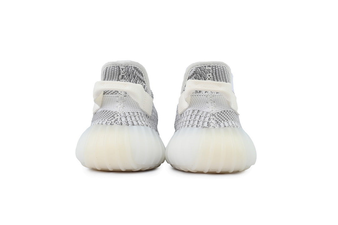 Adidas Yeezy Boost 350 V2 Static White Grey Low Top Sneakers EF2905