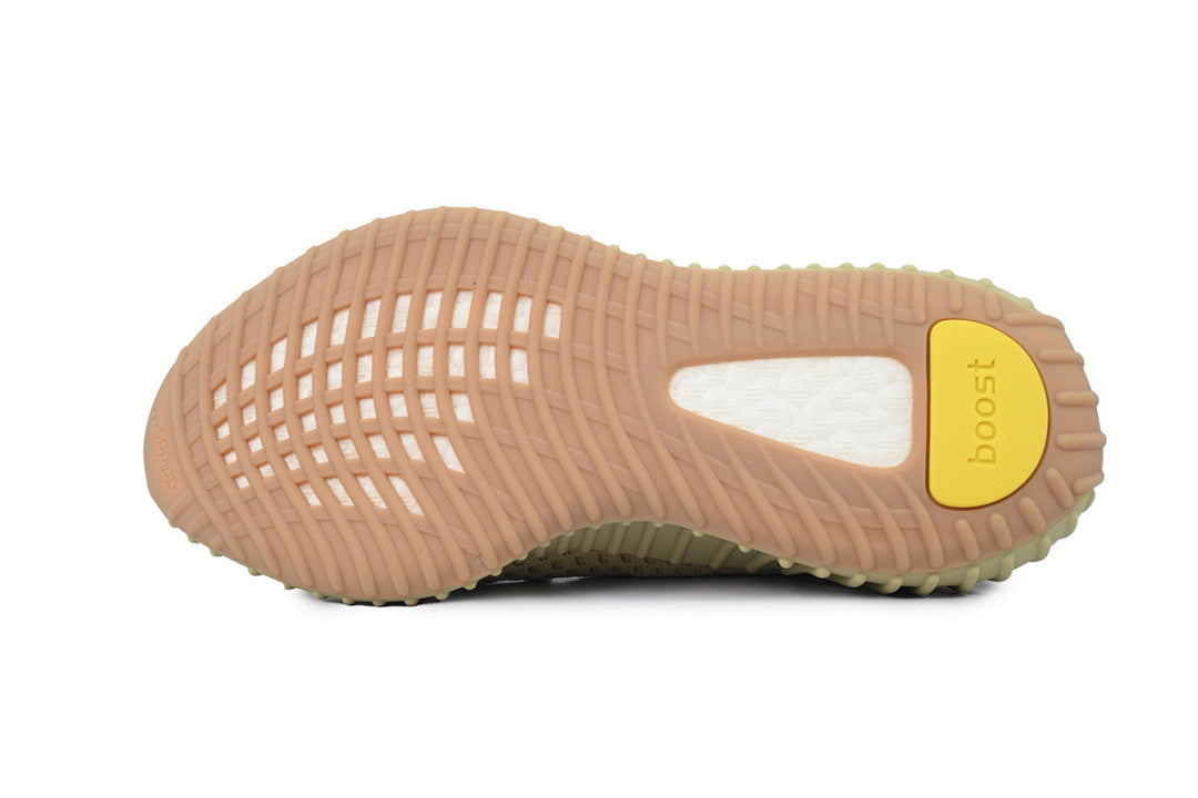 adidas Yeezy Boost 350 V2 Sulfur FY5346 Women Men Olive Green Sneakers