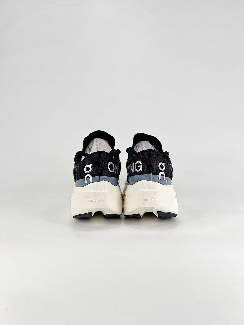On Cloudboom Volt Black Cream Running Shoes Women Men 3MF30980462