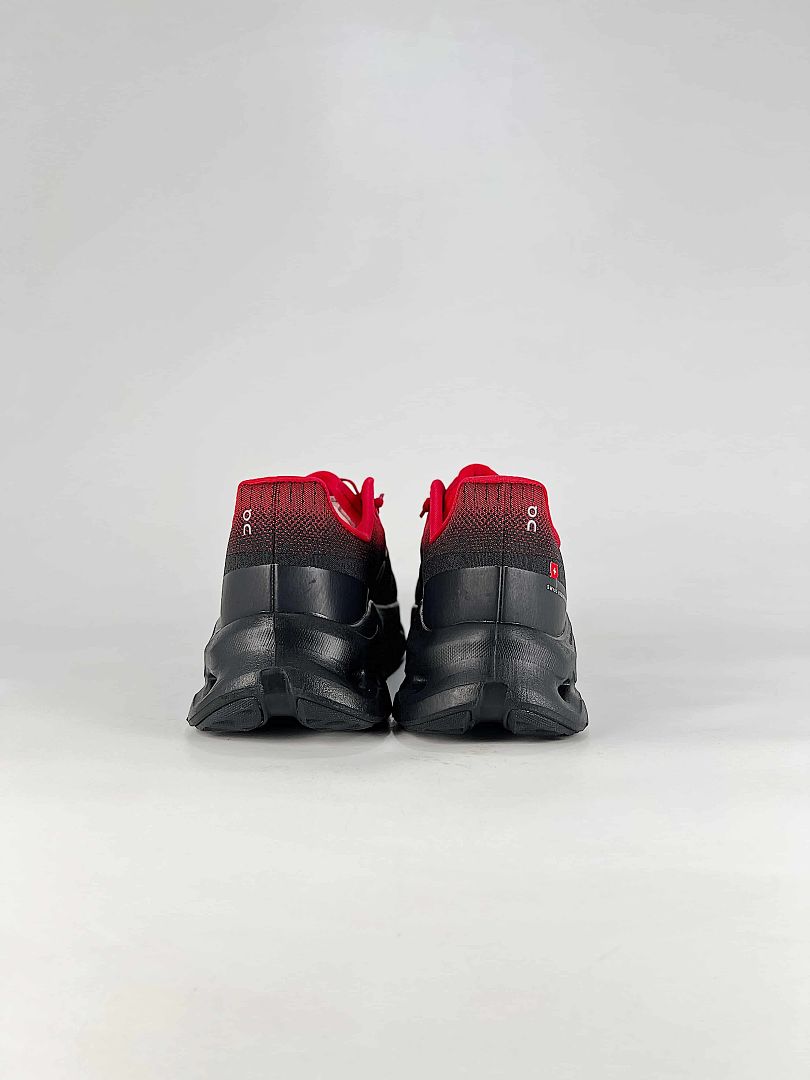 On Cloudtilt Black Red Lifestyle Sneakers