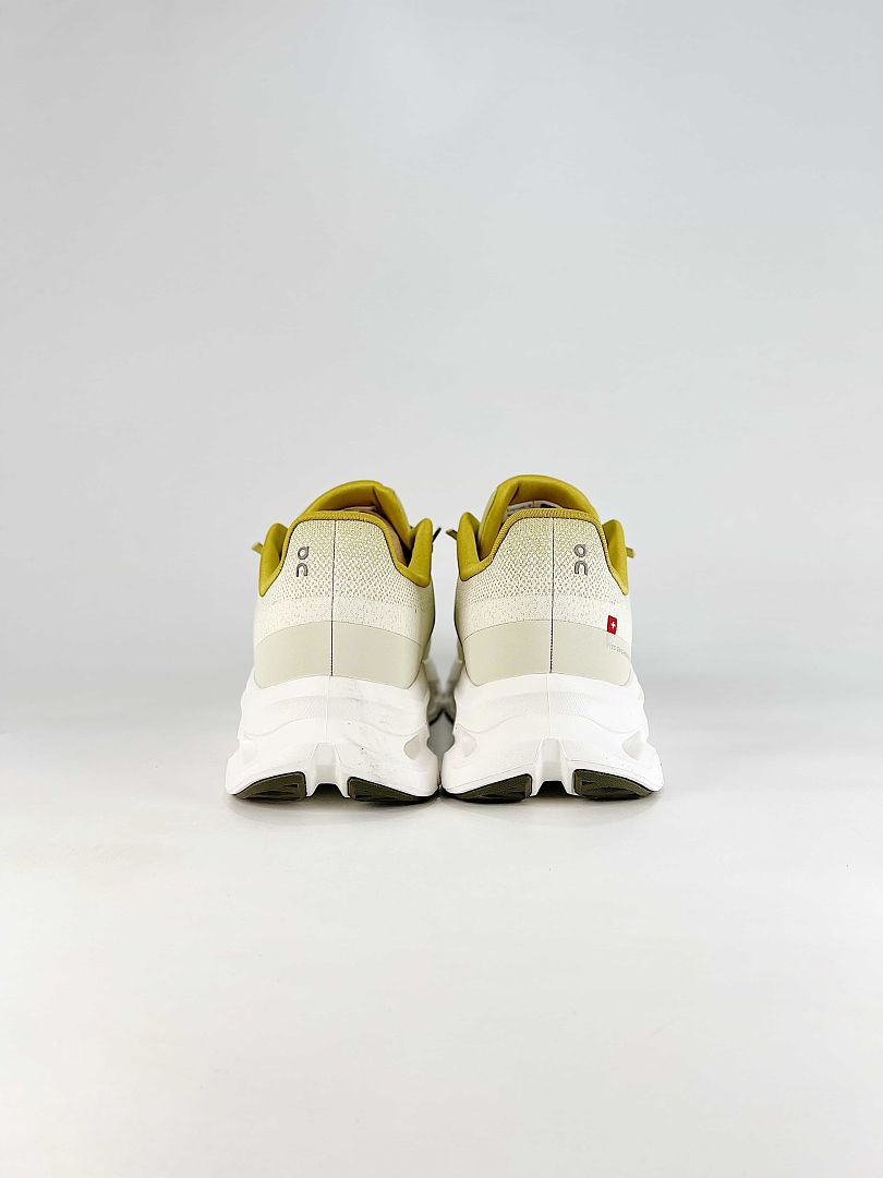 On Cloudtilt Cream Lime Low Top Chunky Sneakers 3ME10104303