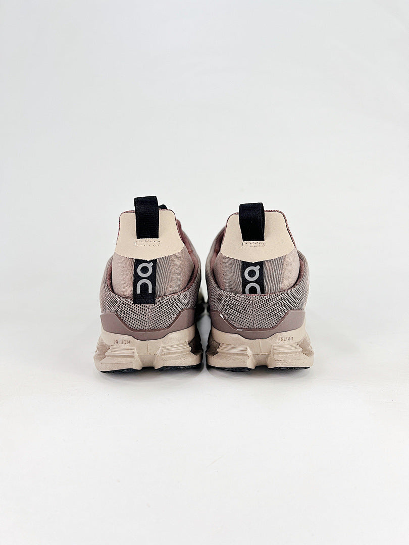 On Cloud Beige Taupe Slip On Sneakers Women Men Casual Shoes