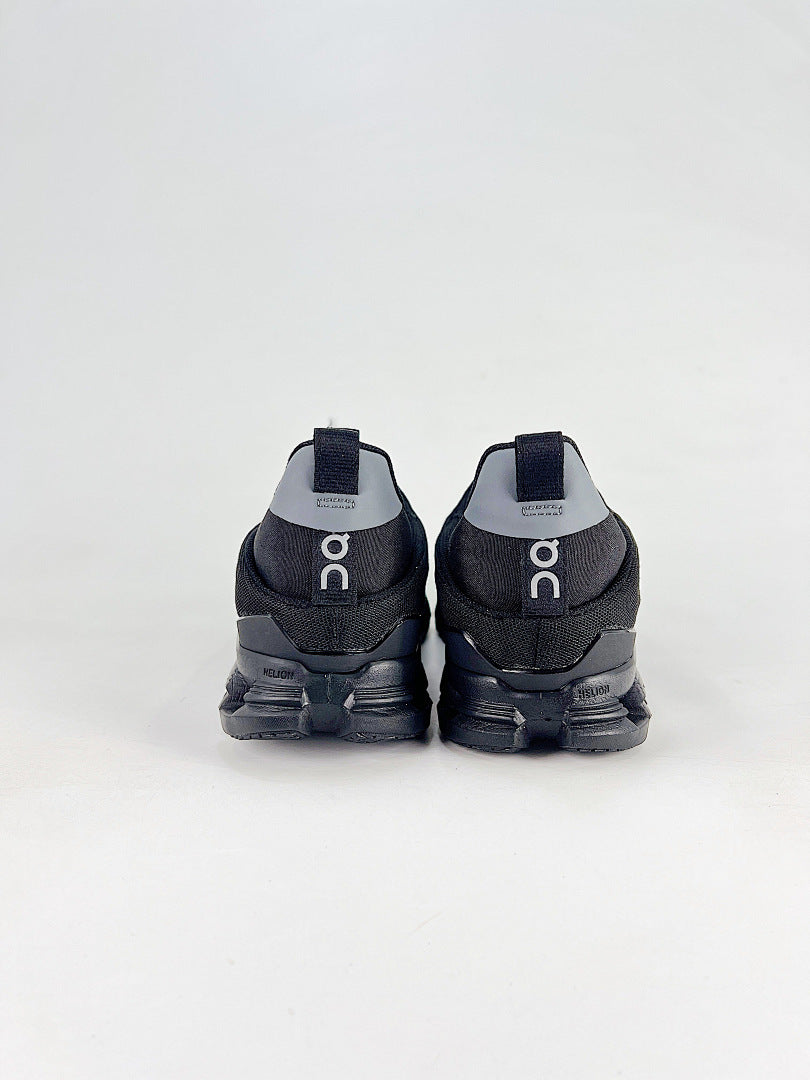 On Cloud Black Grey Slip On Sneakers Women Men Casual Shoes