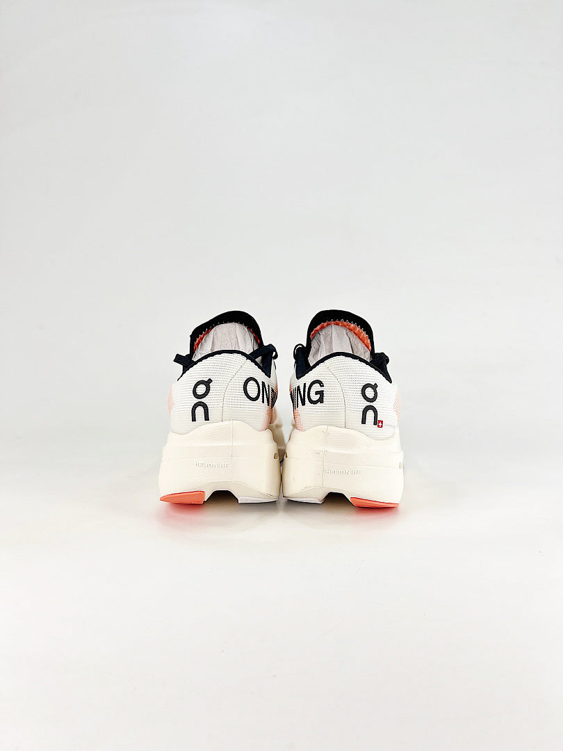 On Cloudboom Volt White Orange Black Low Top Sneakers Women Men 3MF30744671