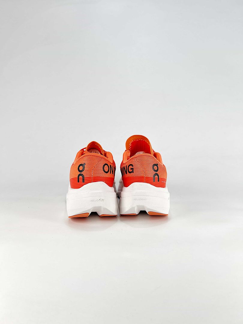 On Cloudboom Volt Orange White Running Sneakers Women Men 3WF30984553