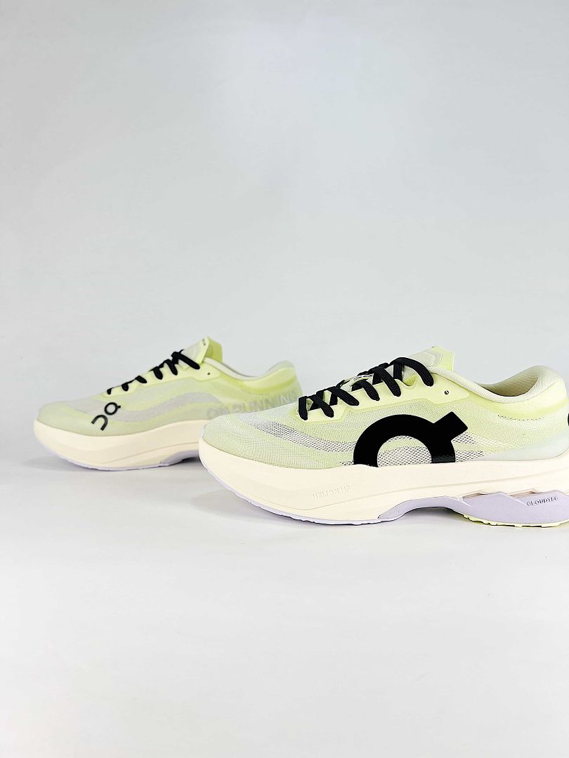 On Pale Lime Black Cream Lifestyle Sneakers