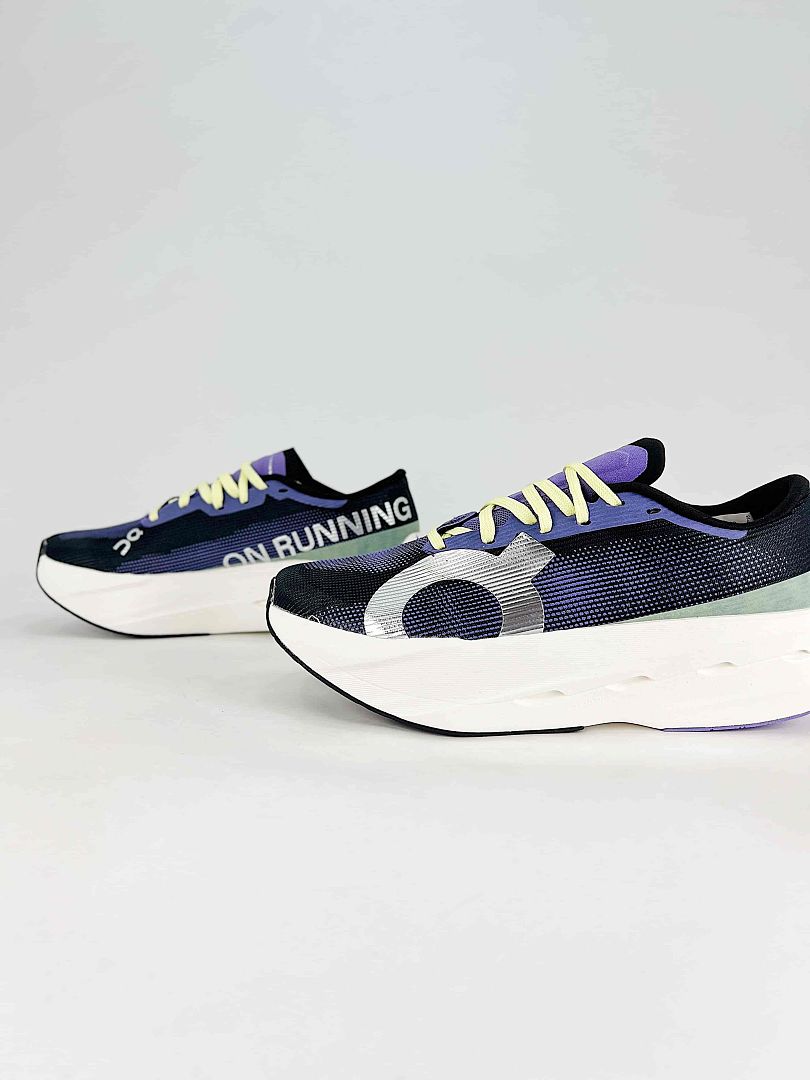 On Cloudboom Volt Black Purple Running Sneakers Women Men 3WF30984766