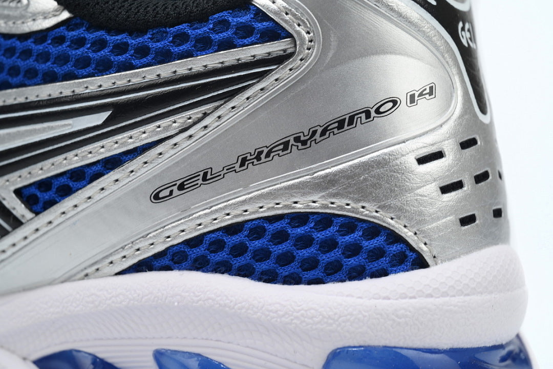 ASICS GEL-KAYANO 14 'Monaco Blue Silver' Women's Men's Y2K Retro Sneakers | 1201A019-401