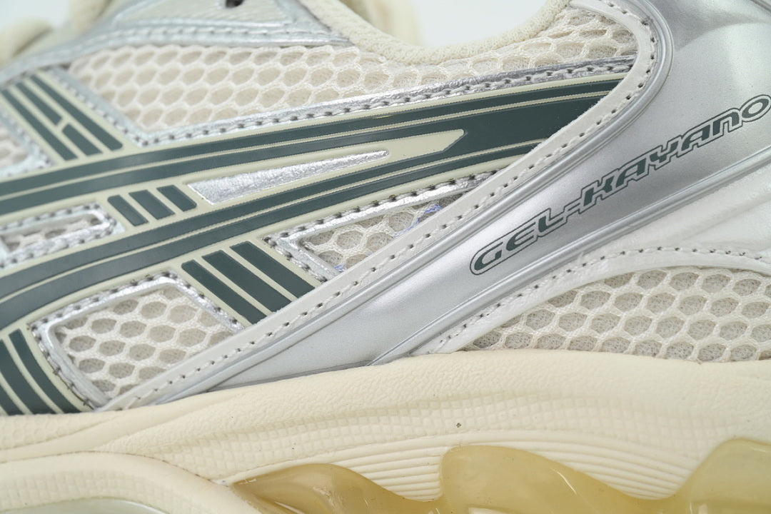 ASICS GEL-KAYANO 14 Birch Dark Pewter Women's Men's Y2K Retro Sneakers | 1201A019-200