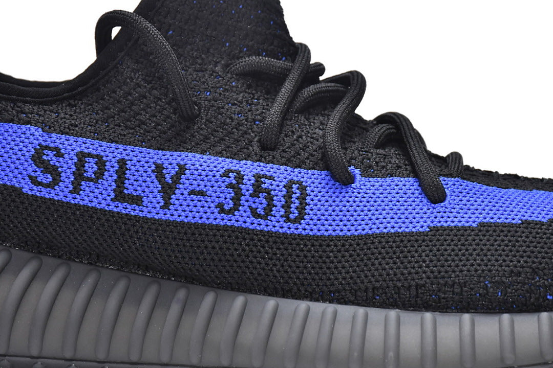 adidas Yeezy Boost 350 V2 Black Blue GY7164 Women's Men's SPLY-350 Streetwear Sneakers