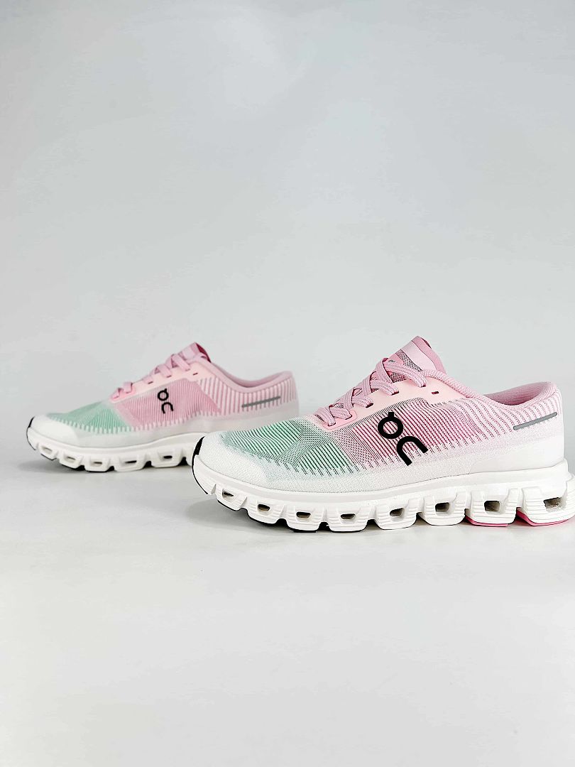 On Cloud 6 Push Pink & Mint Sneakers | Women's & Men's Style | 3MF10053607