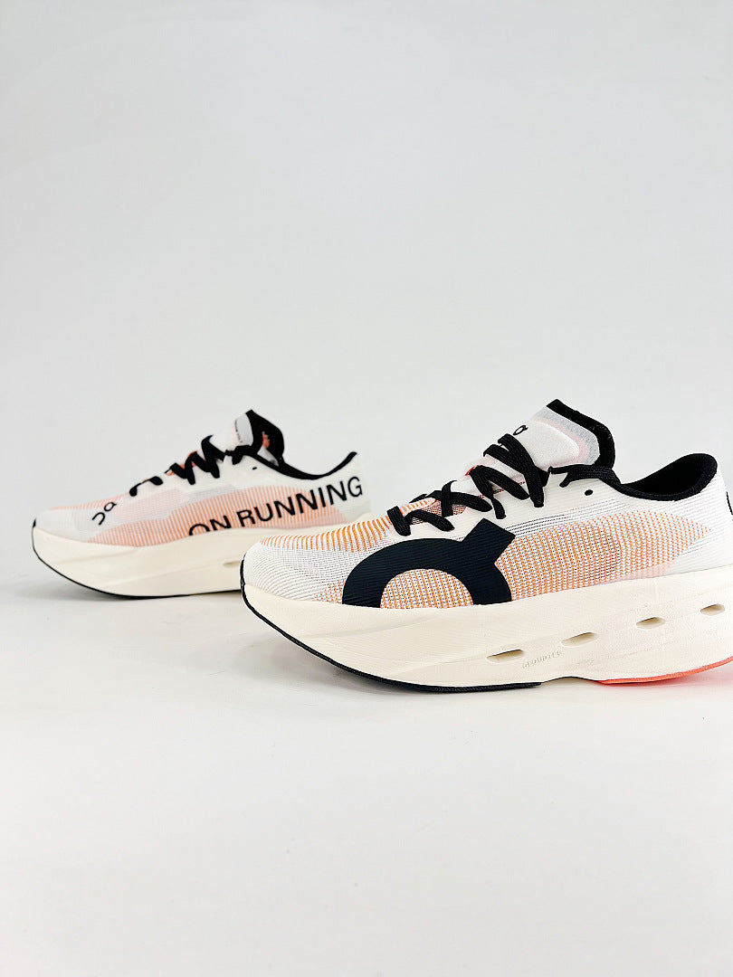 On Cloudboom Volt White Orange Black Low Top Sneakers Women Men 3MF30744671