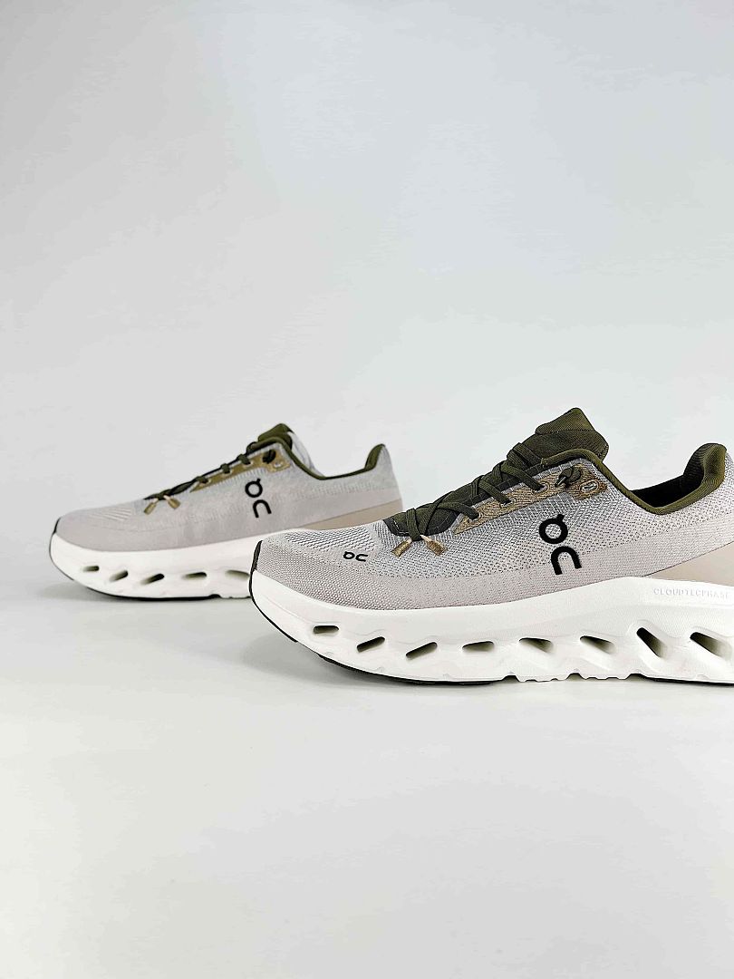 On Cloudtilt Beige Olive Lifestyle Sneakers
