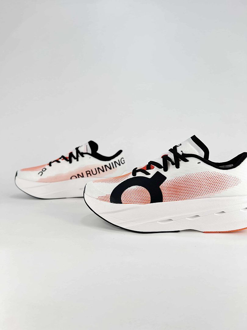 On Cloudboom Volt White Coral Running Shoes Women Men 3MF30984550