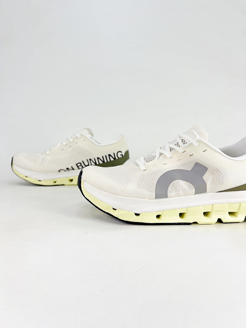 On Cloudflow 5 Ivory Yellow Running Sneakers Women Men 3MF10114852