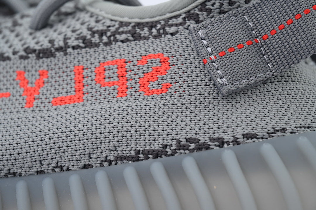 adidas Yeezy Boost 350 V2 Beluga 2 0 Grey Bold Orange AH2203 Sneakers Women Men