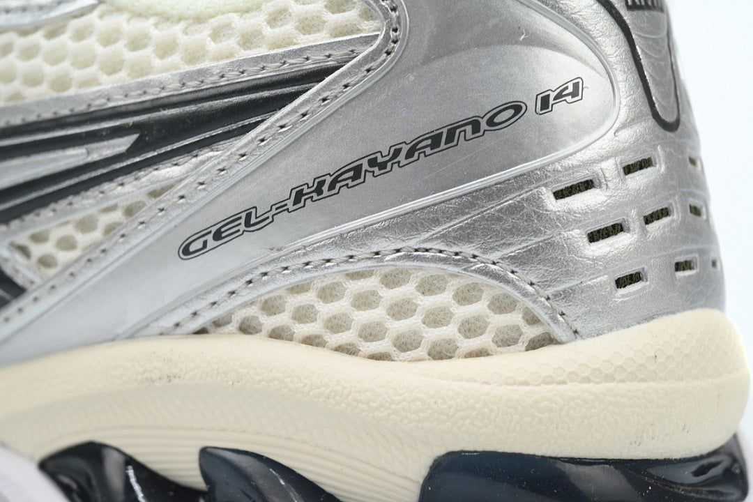 Kith x ASICS GEL-KAYANO 14 Cream Scarab 1203A566-100 | Women's Men's Y2K Retro Sneakers