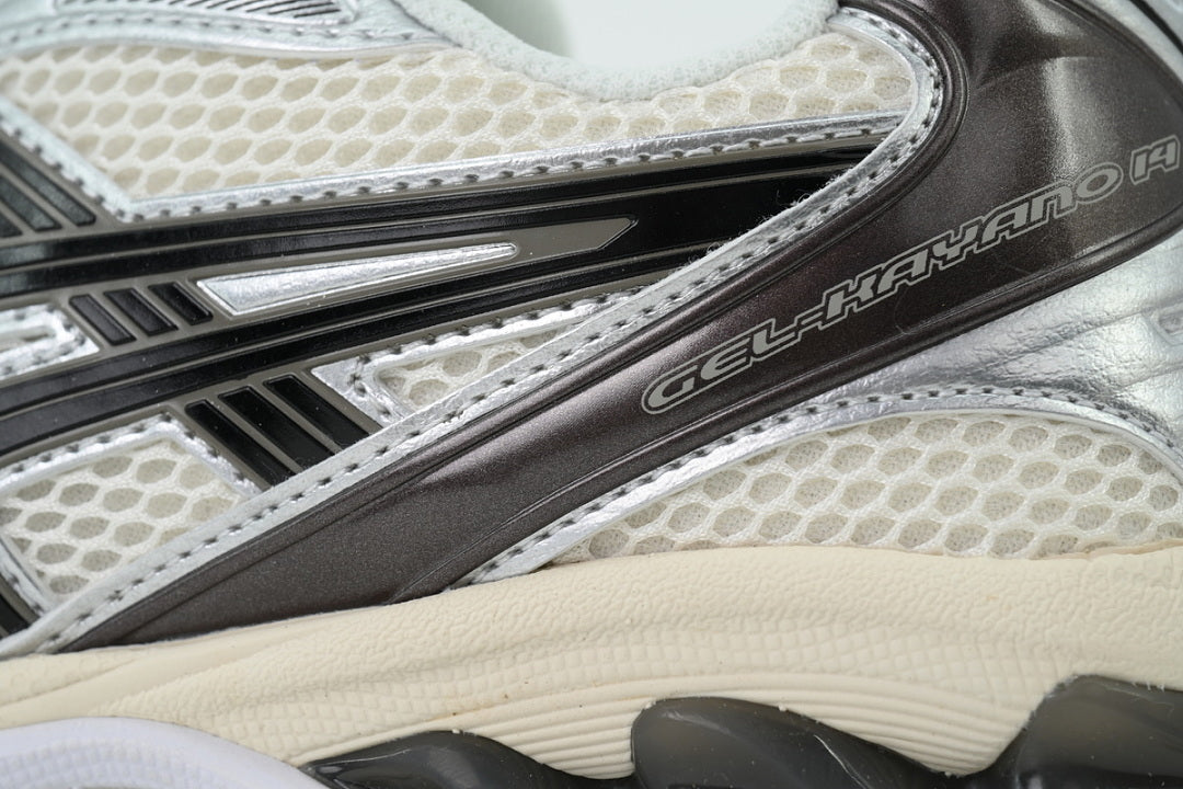 ASICS GEL-KAYANO 14 Silver Cream Women's Men's Y2K Retro Sneakers | 1201A019-108