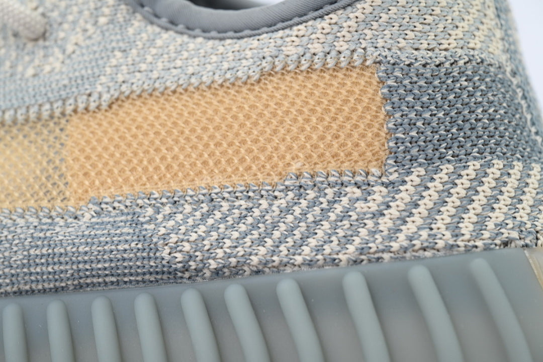 adidas Yeezy Boost 350 V2 Israfil FZ5421 Women Men Grey Blue Sneakers