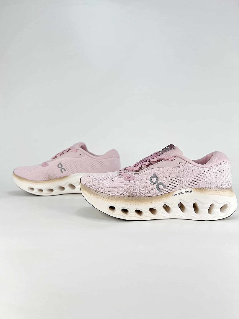On Blush Pink Cream Low Top Lifestyle Sneakers