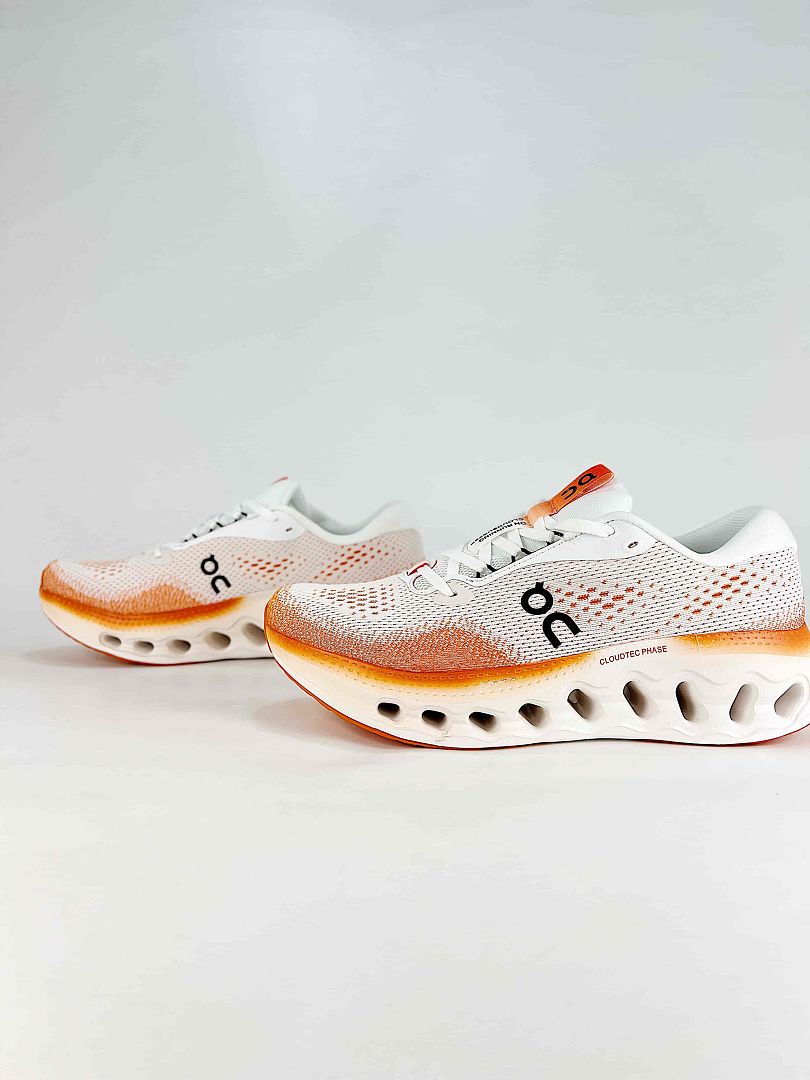 On Cloudtilt White Orange Low Top Chunky Sneakers Everyday Casual Shoes