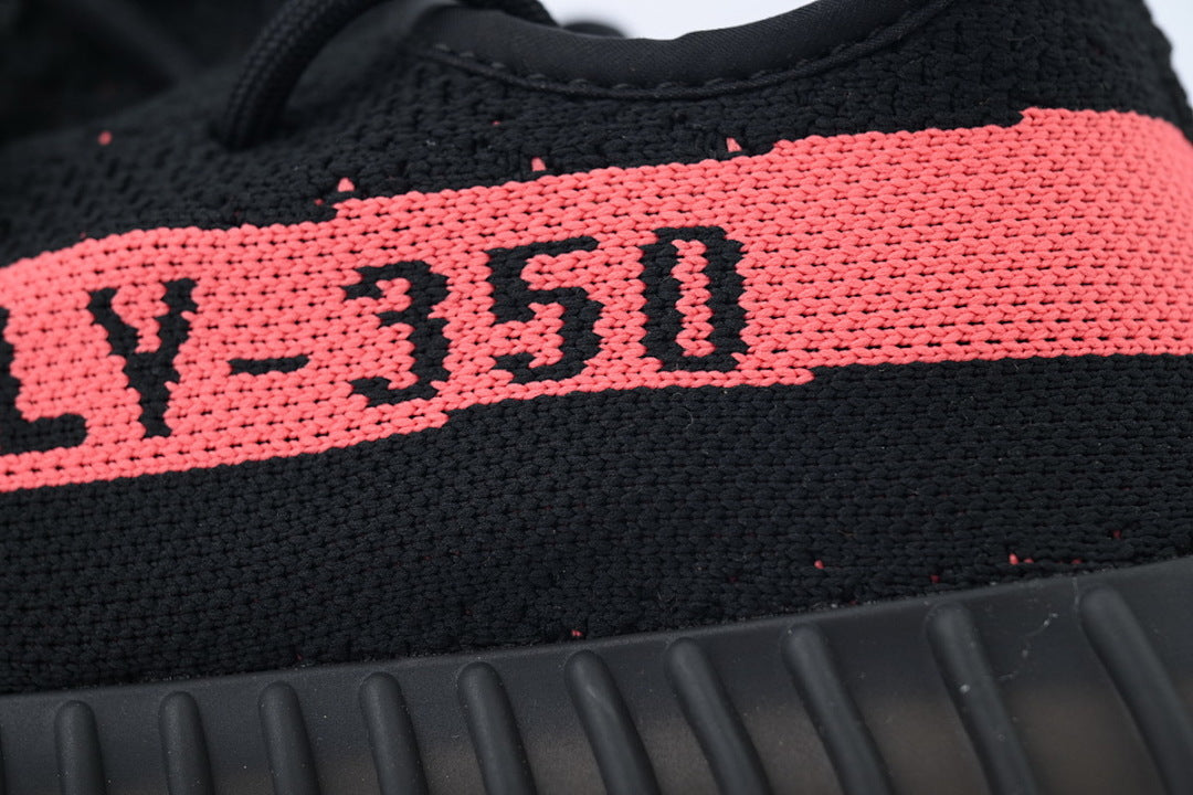 Adidas Yeezy Boost 350 V2 Core Black Red Sneakers BY9612