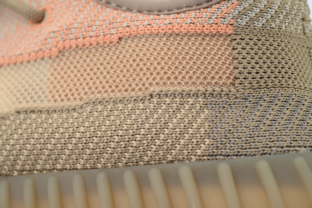 Adidas Yeezy Boost 350 V2 Eliada Brown Orange Sneakers FZ5240