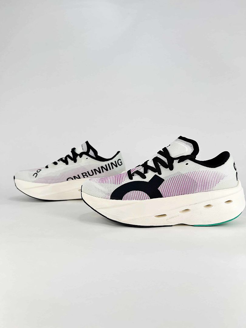 On Cloudboom Volt White Lilac Black Low Top Sneakers Women Men 3MG10974916