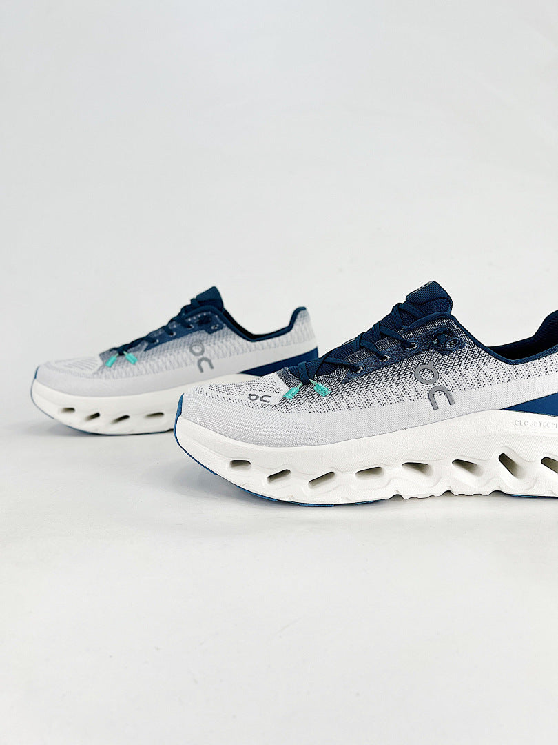 On Cloudtilt Moon Light Grey Navy Sneakers Low Top Lifestyle Shoes 3MF31124526