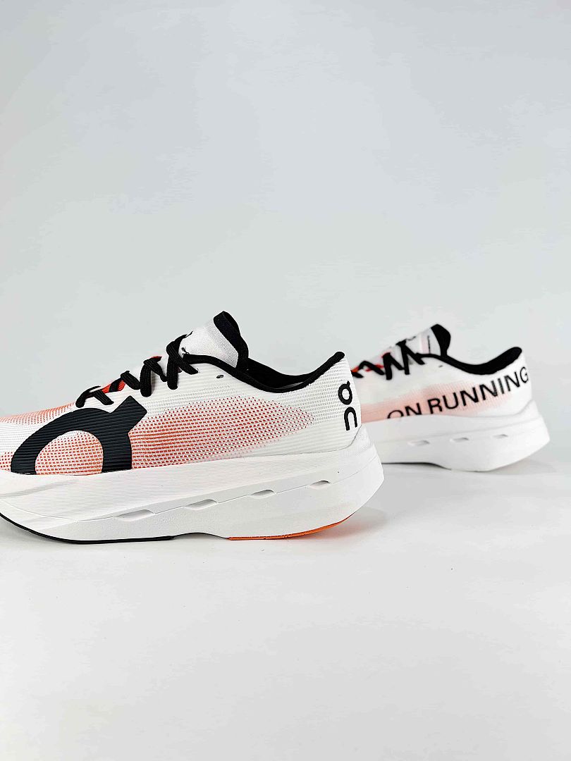 On Cloudboom Volt White Coral Running Shoes Women Men 3MF30984550