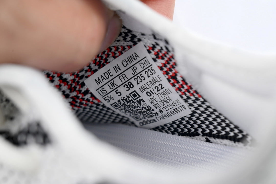 Adidas Yeezy Boost 350 V2 Zebra Black White Low Top Sneakers CP9654