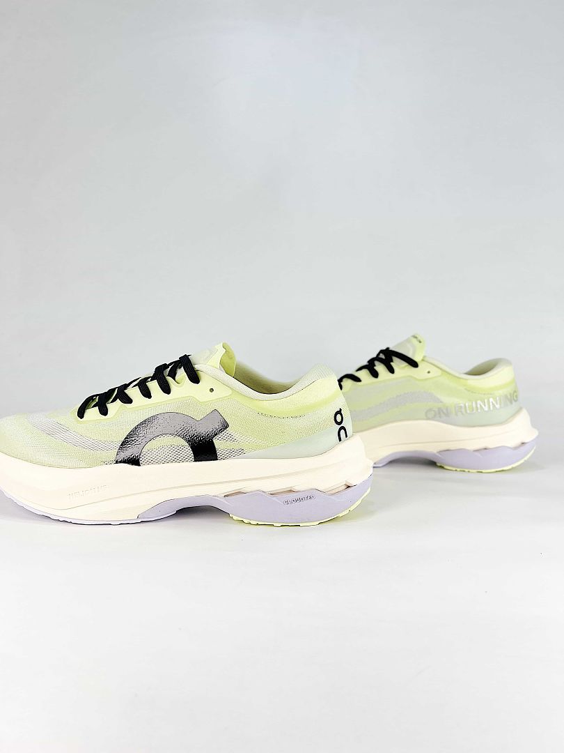 On Pale Lime Black Cream Lifestyle Sneakers