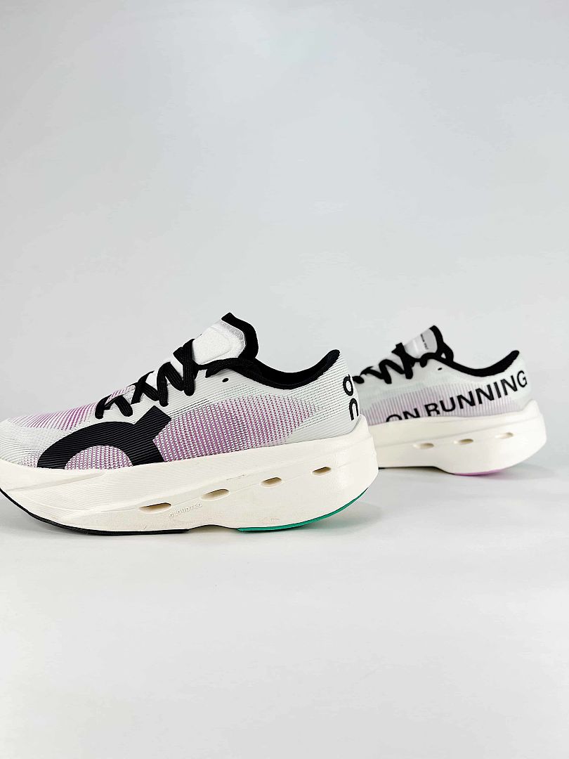 On Cloudboom Volt White Lilac Black Low Top Sneakers Women Men 3MG10974916