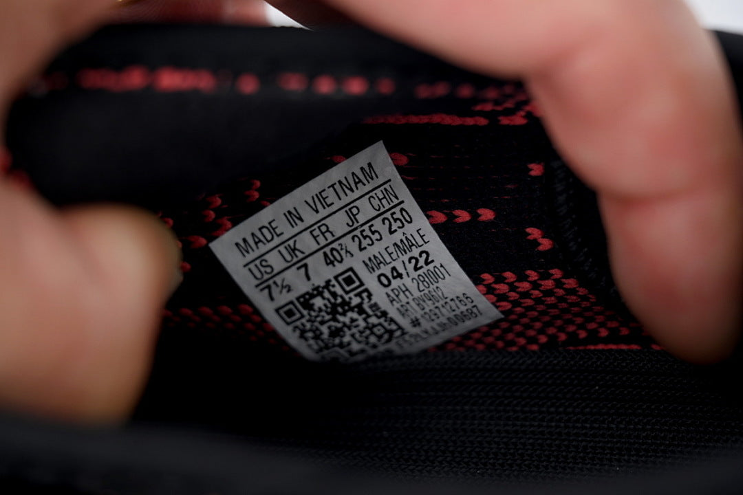Adidas Yeezy Boost 350 V2 Core Black Red Sneakers BY9612