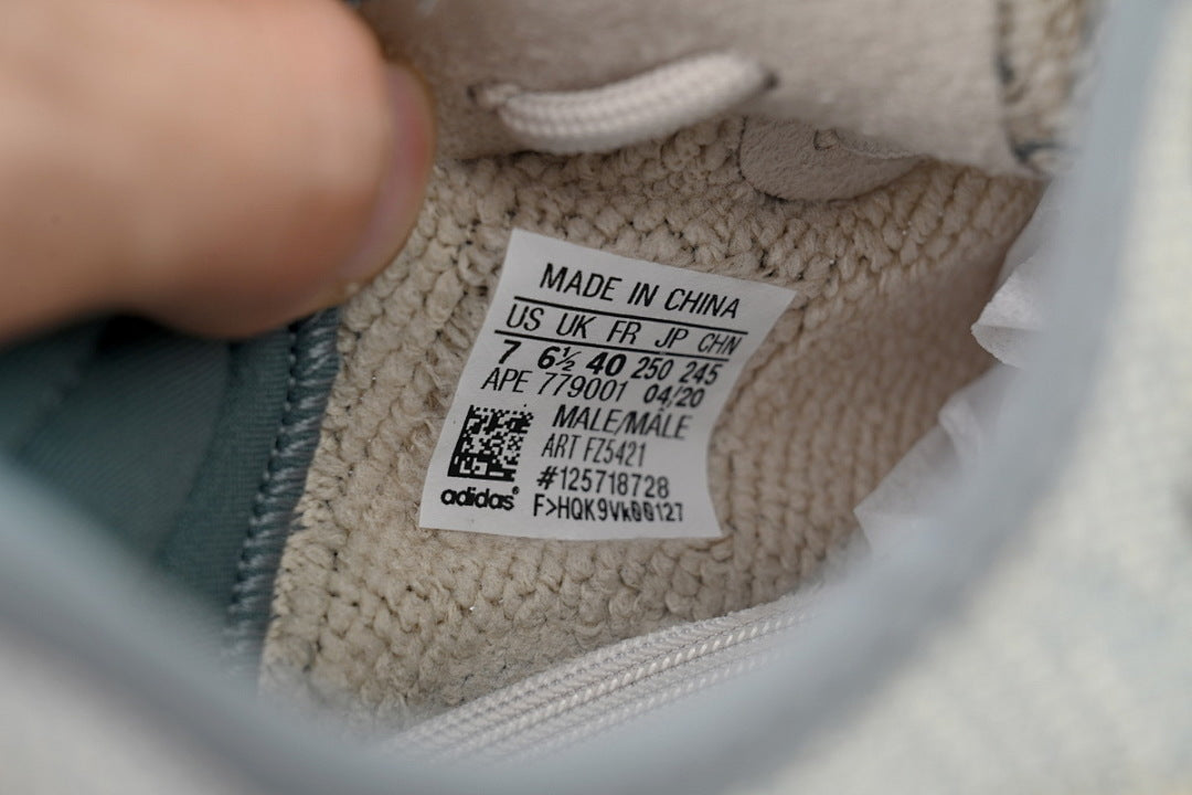 adidas Yeezy Boost 350 V2 Israfil FZ5421 Women Men Grey Blue Sneakers