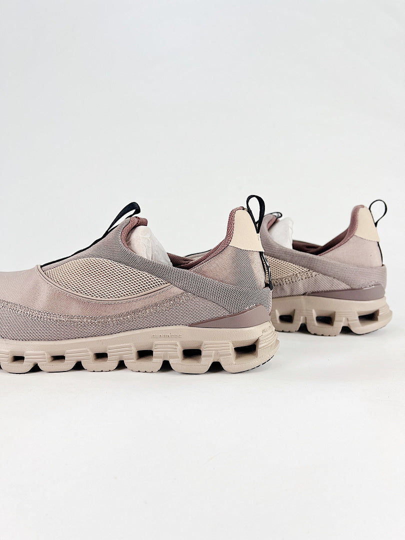 On Cloud Beige Taupe Slip On Sneakers Women Men Casual Shoes