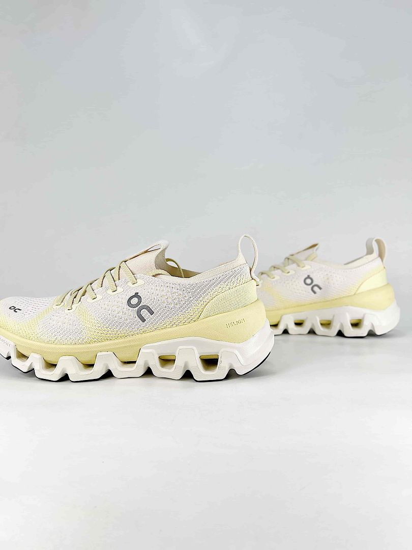 On Cloud White Cream Yellow Low Top Sneakers Women Men 3MG30095216