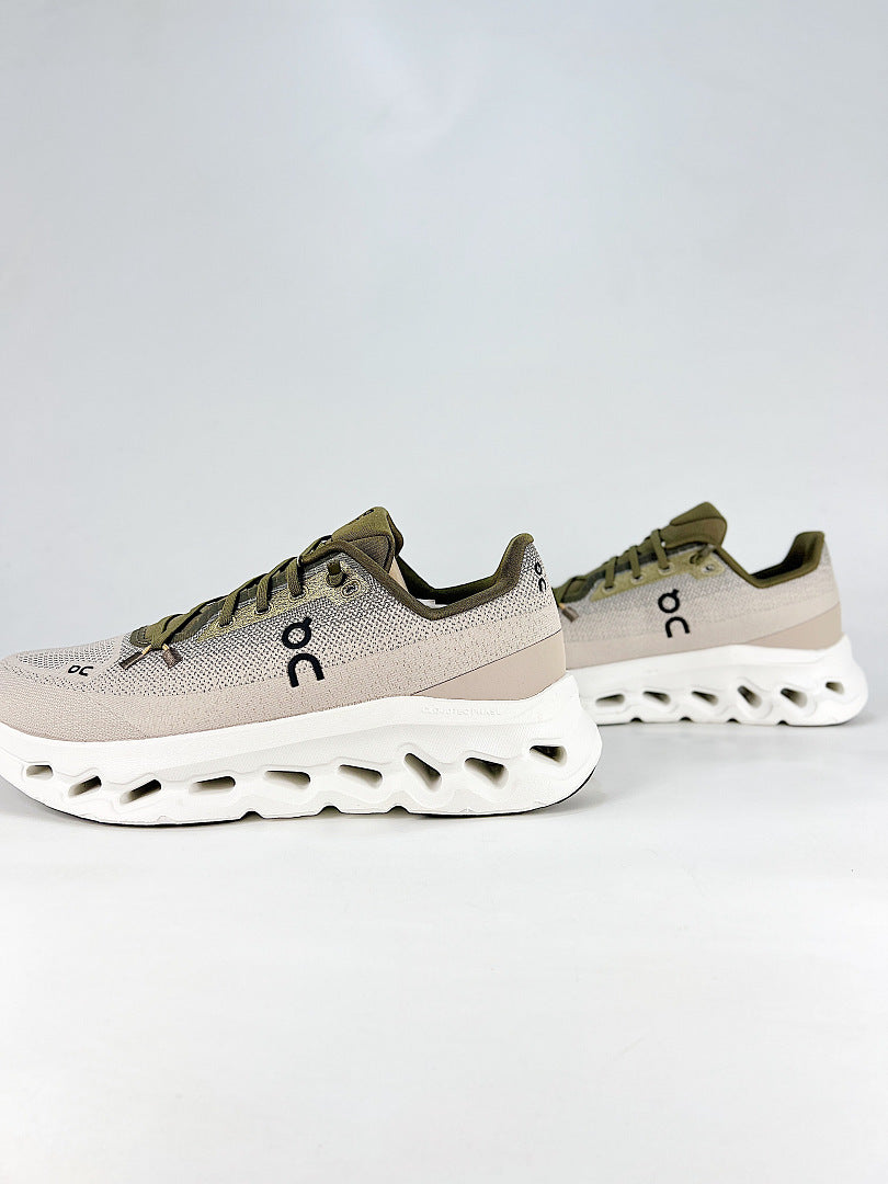 On Cloudtilt Mens Beige Olive Lifestyle Sneakers 3ME10104843